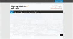 Desktop Screenshot of hostalcarbonara.com